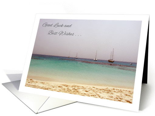Good Luck, Beach Theme, Great Barrier Reef card (1098216)