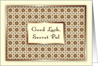 Good Luck, Secret Pal, abstract card