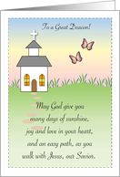 Encouragement for Deacon, church card