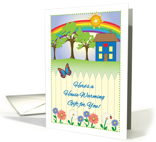 House Warming Gift for You, folk art card (1113644)