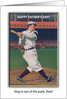 Happy Father’s Day, Dad, baseball theme card