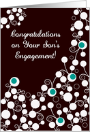 Congratulations, Son’s Engagement, abstract card