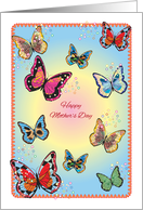 Mother’s Day, butterfly theme card