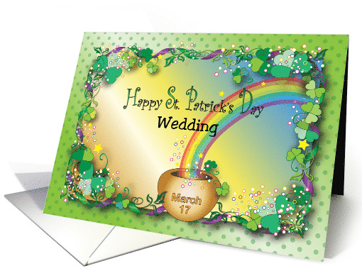 Congratulations St Patrick's Day Wedding card (1257610)
