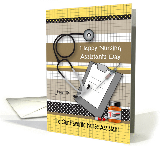 Happy Nursing Assistants Day, June 14 card (1275740)