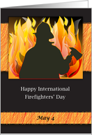 International Firefighters’ Day, May 4th card