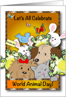 World Animal Day, October 4th card