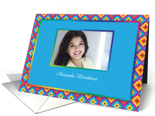 Thank You, Confirmation Gift, Custom Photo & Name card (1295996)