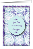 Encouragement, ALS caregiver, abstract card