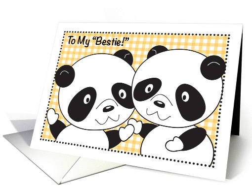 Friendship, Panda Bear theme card (1326806)