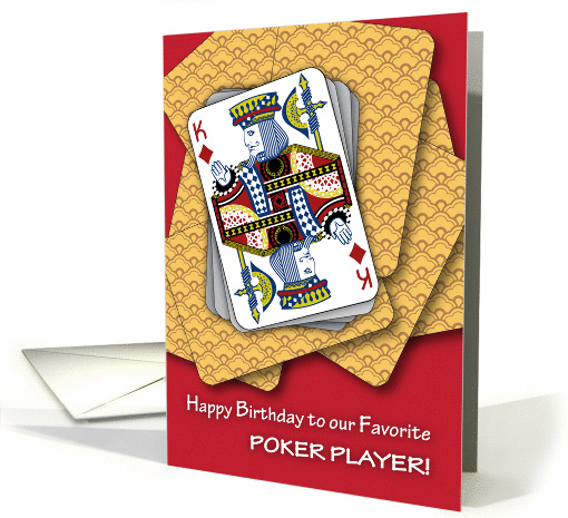 Happy Birthday to Poker Player card (1336236)