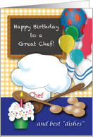 Happy Birthday to Chef card