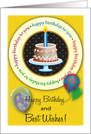 Happy Birthday for Sperm Donor, balloons card