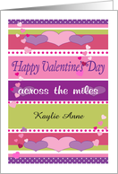 Custom Across the Miles Valentine card