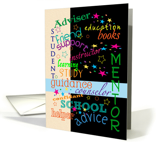 Thank You to Guidance Counselor, chalkboard card (1375364)