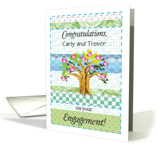 Custom Name Congrats, son and future daughter in law card (1401036)
