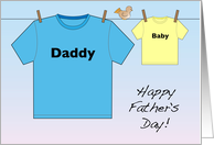 Father’s Day, for husband, expecting, t-shirts card