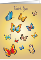 Thank You, Kidney Donor, butterflies card