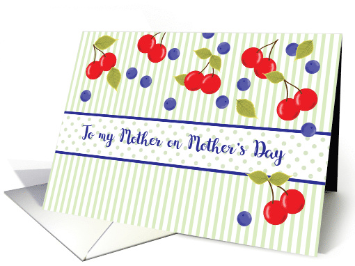Estranged Mother's Day Cherries Blueberries card (1468054)