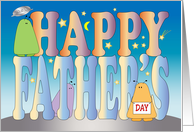 Father’s Day, Nephew in Law, aliens, outer space card
