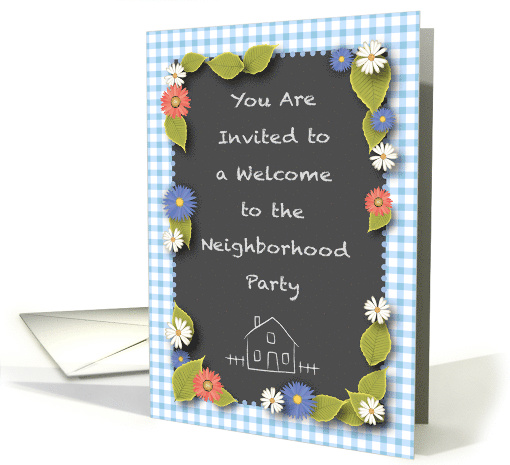 Invitation to Welcome to the Neighborhood Party card (1484660)