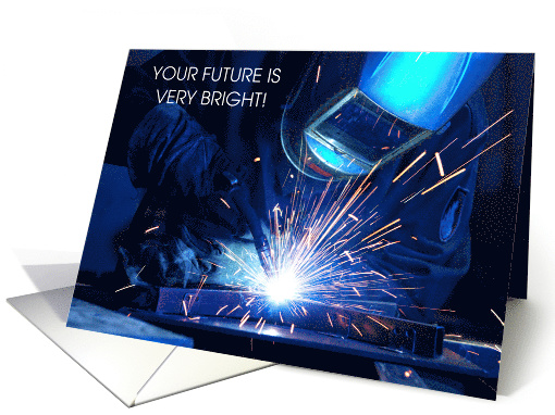 Grandson, Congratulations, Licensed Welder card (1485984)