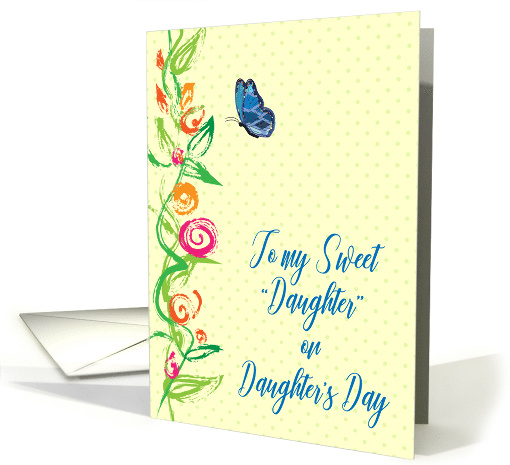 Daughter's Day, Like a Daughter to me, Stylized Flowers,... (1531640)