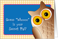 Secret Pal Reveal, Owl card