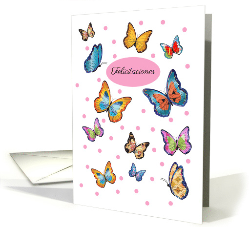 Congratulations, Quinceanera, Butterflies card (1588044)