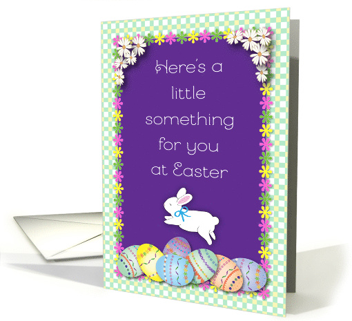 Easter Money/Gift Card Enclosed, Bunny, Eggs card (1588734)
