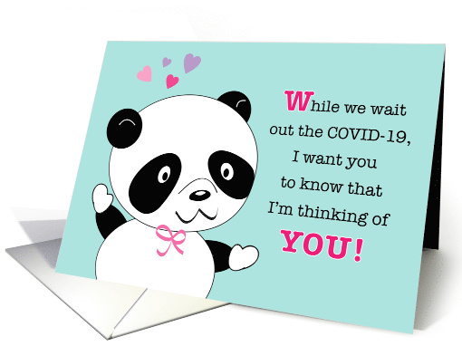 Encouragement Panda, COVID-19 card (1606860)