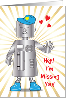 Missing You for Kids, Robot card