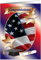Custom Congratulations Graduation Military Enlisting card
