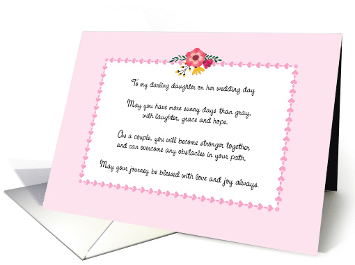 Congratulations to Bride from Mother Flowers card (1695650)