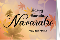 Custom Happy Sharada Navaratri Hindu Festival card