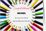 Custom Congratulations Special Education Teacher card