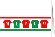 Merry Christmas T-Shirts For Teenager card