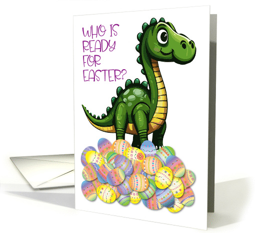 Dinosaur Easter Egg card (1822994)