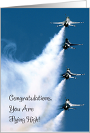 Congratulations / Air Force Commission card