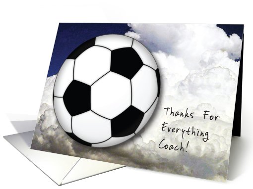 Thanks / Soccer Coach, futbol card (632758)