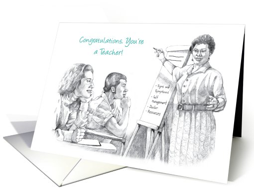 Congratulations / Graduation, Teacher card (659489)