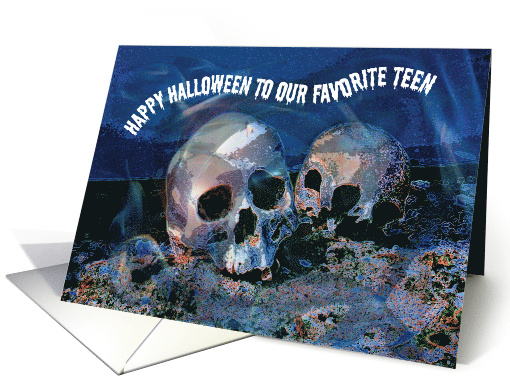 Halloween for Teen, Skulls card (661010)