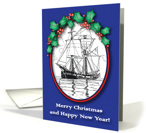 Christmas, Nautical/Maritime, Sailing Ship card (680931)
