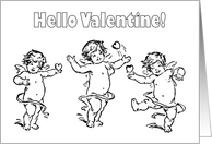 Valentiine’s / Child Coloring Card