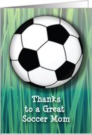 Thank You / Soccer Mom card
