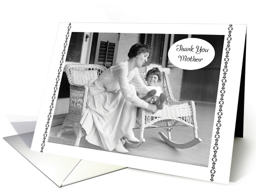 Mother's Day From 1st Born, mother & girl card (732969)