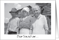 Welcome to Family to Son in Law, Vintage Photo card