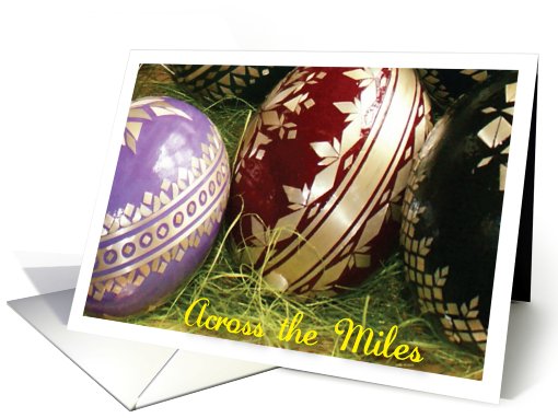Easter / Across the Miles card (742592)