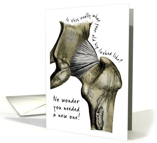 Get Well / Hip Replacement card (754846)