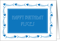 Birthdays / To Pisces Sister card